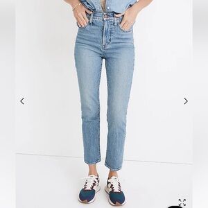 MADEWELL perfect vintage jeans in BANNER WASH